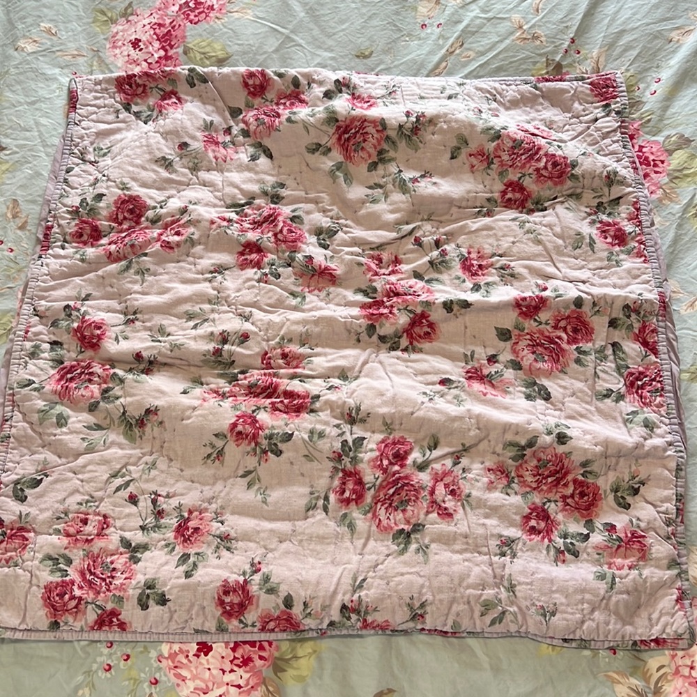 Simply Shabby Chic Lavender Rose Euro Sham